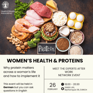 Women’s Health and Protein: Why protein matters across a women’s life and how to implement it - in German (26. Febr.)
