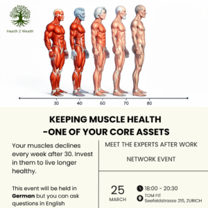 Keeping Muscle Health - one of your core assets to stay healthy over lifespan (in German on 25. March)